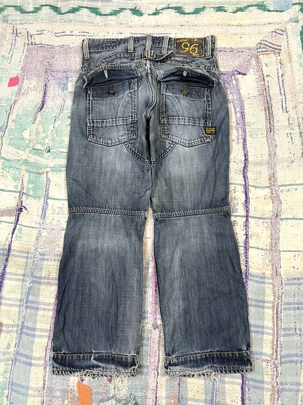 G-Star RAW Elwood Heritage Loose Y2K Jeans Double Knee 32x28